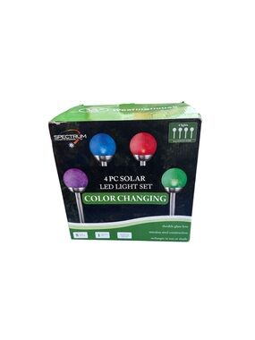 Kitschy Artsy Whimsical NEW in box Outdoor Bonfire Westinghouse Solar LED Lights